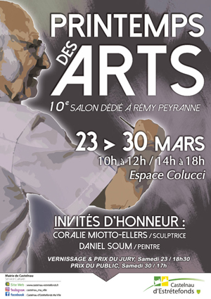 Affiche expo Louis Bonifassi - 11 EME PRINTEMPS DES ARTS