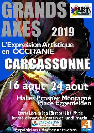 Affiche expo Louis Bonifassi - Grands Axes