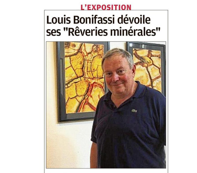 Louis Bonifassi, article paru dans la provence le 11 juin 2018
