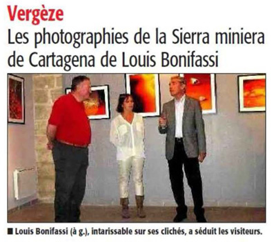 Article expo De sang et d'or, Midi libre du 29 octobre 2015